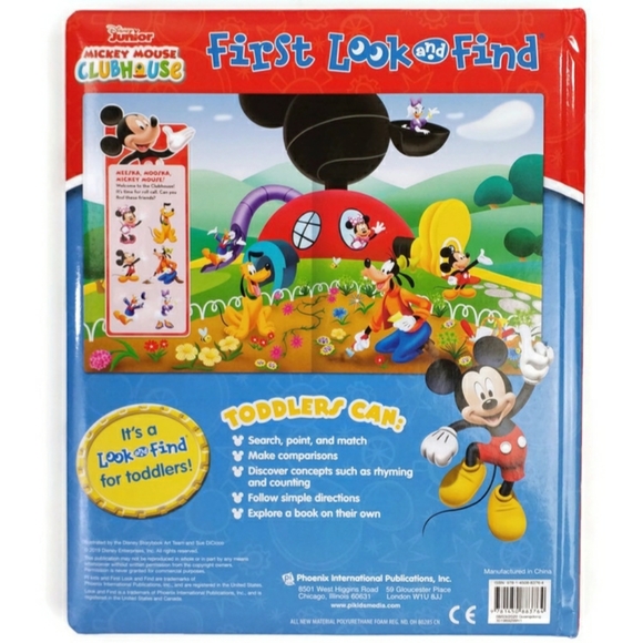Disney Junior Mickey Mouse Clubhouse First Look and Find Board Book - Picture 2 of 13